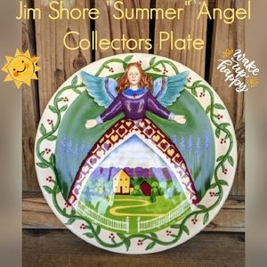 Jim Shore "Summer" Angel Collectors Plate